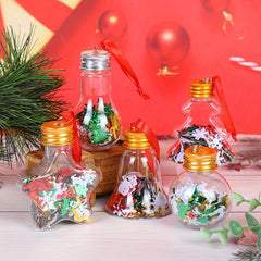 Christmas Water Drop Ornaments DIY Glitter Sequin Decorations