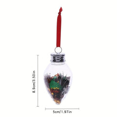 Christmas Water Drop Ornaments DIY Glitter Sequin Decorations