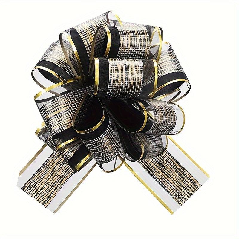 2pcs Pull Bow Gift Packaging Bow For Christmas Birthday Wedding