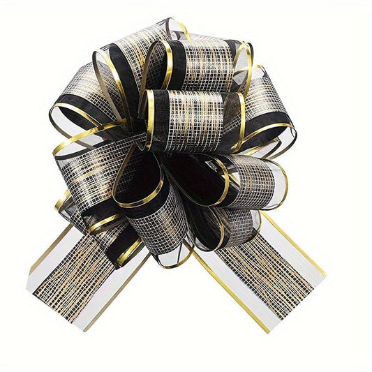 2pcs Pull Bow Gift Packaging Bow For Christmas Birthday Wedding