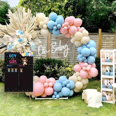 Gender Reveal Voting Poster & Stickers Set