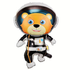 Anime Theme Astronaut Spaceship Rocket Birthday Balloon