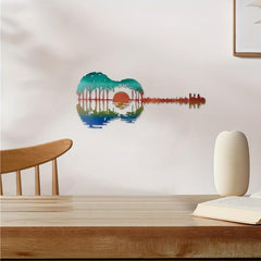 Abstract Guitar Metal Home Decoration Iron Craft Jewelry