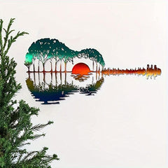 Abstract Guitar Metal Home Decoration Iron Craft Jewelry