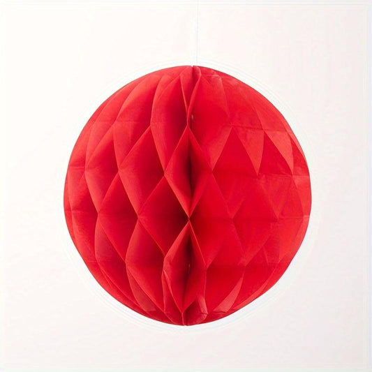 Christmas Party Decoration Set - Non-woven Bra Flag Paper Bouquet Honeycomb Ball