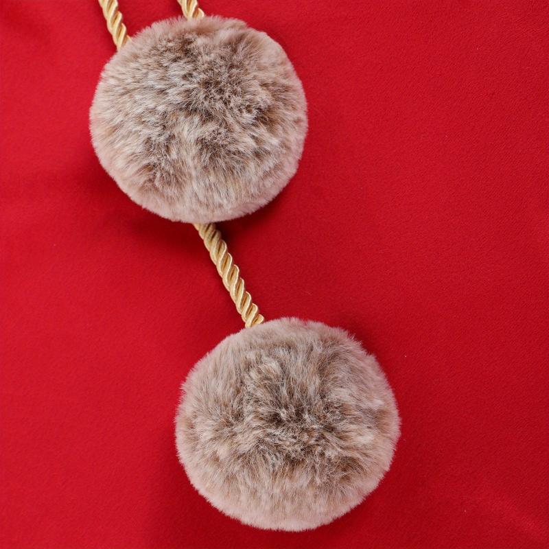 Christmas High Reusable Decoration Bag Large Capacity Velvet Plush
