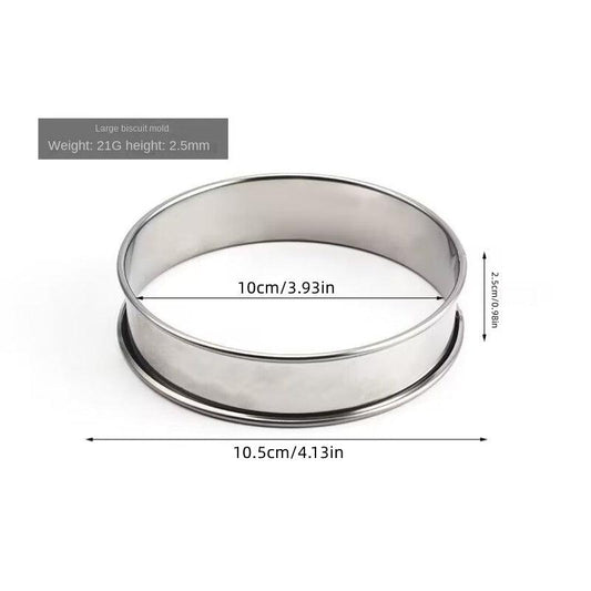 Stainless Steel Biscuit Mold Cake Mold Dumpling Skin Cutting Mold