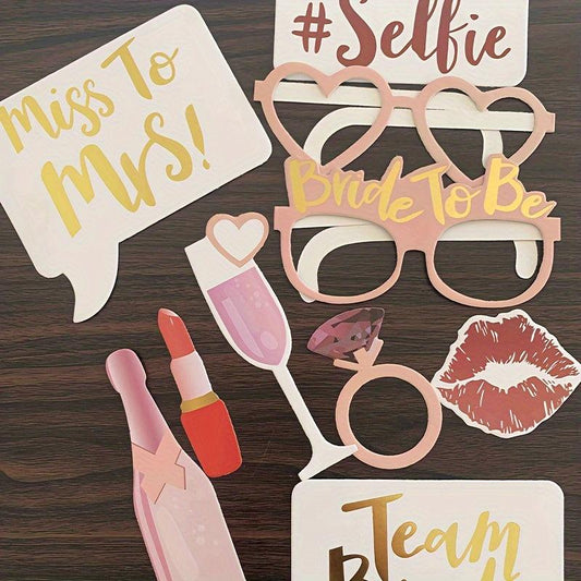 10pcs Wedding Photo Props Wedding Party Supplies