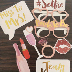 10pcs Wedding Photo Props Wedding Party Supplies