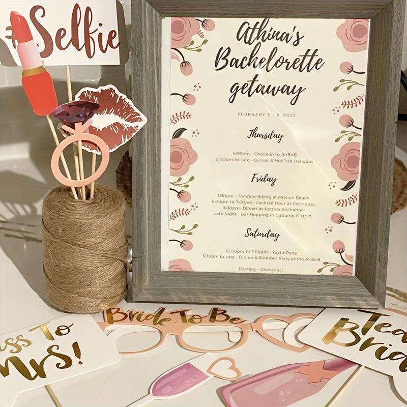 10pcs Wedding Photo Props Wedding Party Supplies