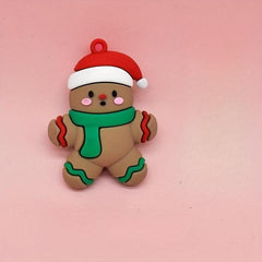 3D Christmas Doll Key Chain Creative Key Pendant
