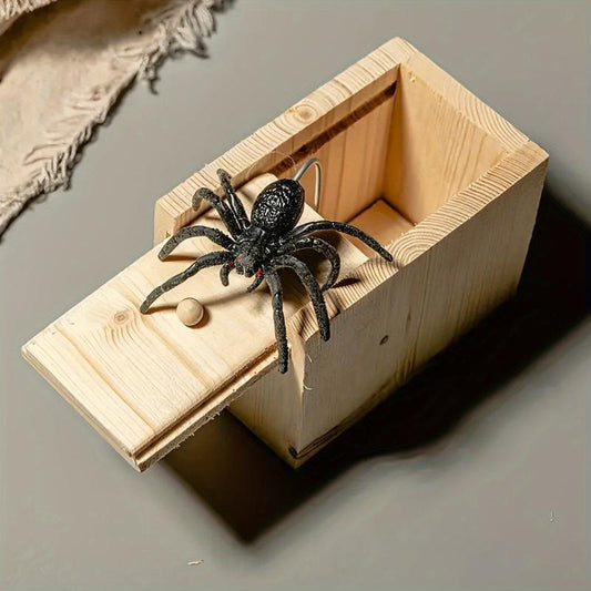 Wooden Bug Box Prank Toy - Perfect for Christmas