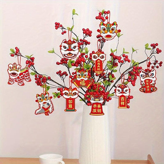 20pcs Lion Dance Year Party Hanging Ornaments