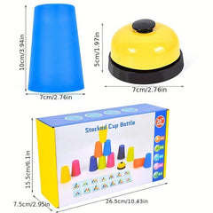 Fast Stacking Cups Game with Challenge Cards