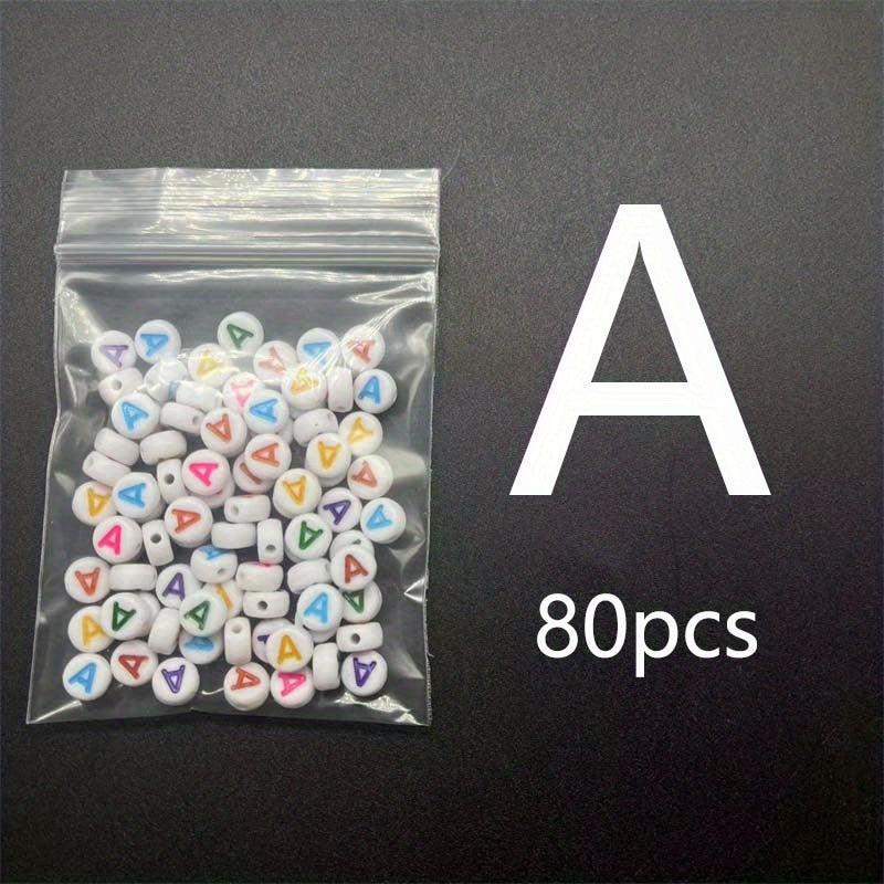 Acrylic Colorful Letter Beads Set DIY Handcraft Bracelet Jewelry