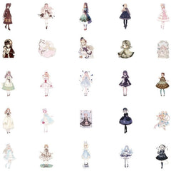Anime Stickers for Teen Girls - Waterproof Decals for Phone, Laptop
