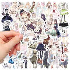 Anime Stickers for Teen Girls - Waterproof Decals for Phone, Laptop