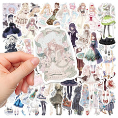 Anime Stickers for Teen Girls - Waterproof Decals for Phone, Laptop