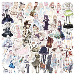 Anime Stickers for Teen Girls - Waterproof Decals for Phone, Laptop