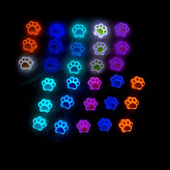Luminous Cat Paw Resin Accessories Water Cup Stationery Mobile Phone Case DIY