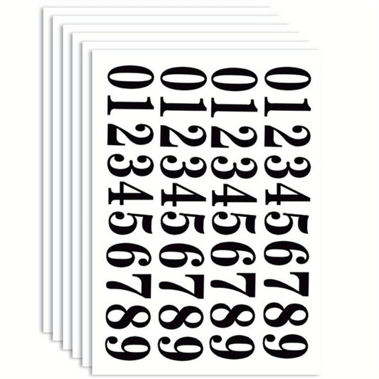 40 Vinyl Number Decals Stickers 5.08cm Mailbox Garage Door Freight Box