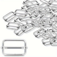 20pcs Metal Triangle Slide Rectangle Slider Webbing for Bag Purse Making