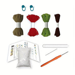 Beginner Crochet Kit: Roses Crochet Starter Set for Adults and Kids
