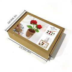 Beginner Crochet Kit: Roses Crochet Starter Set for Adults and Kids