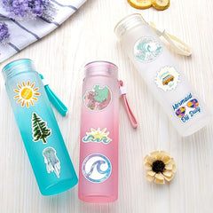 50pcs Sand Camping Stickers Pack Waterproof Travel Wildlife Stickers