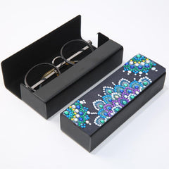 DIY 5D Diamond Painting Glasses Box Embroidery Kit 16x5x3 - 1pc