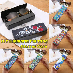 DIY 5D Diamond Painting Glasses Box Embroidery Kit 16x5x3 - 1pc
