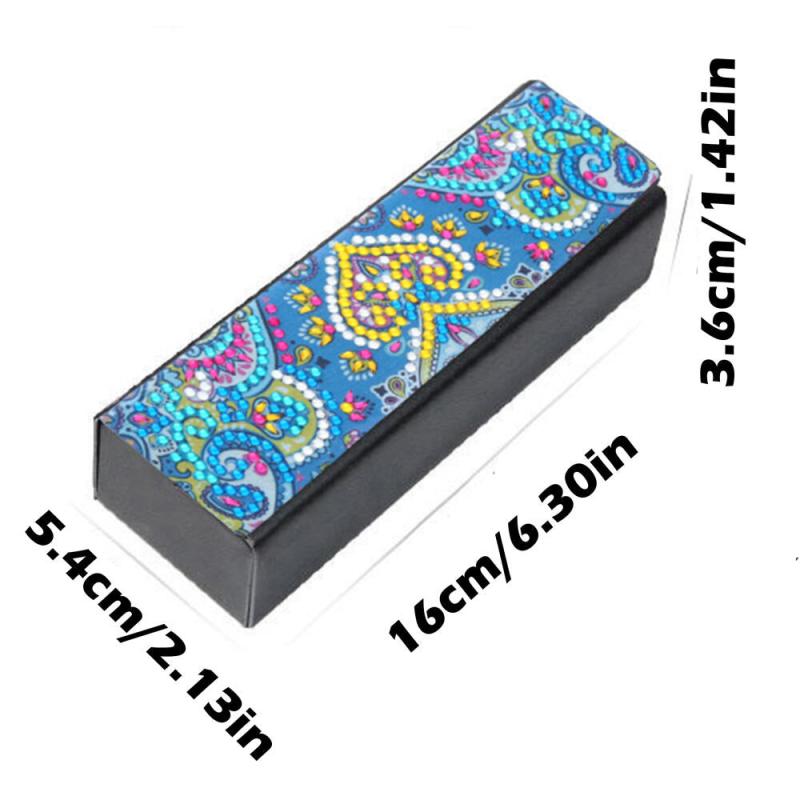 DIY 5D Diamond Painting Glasses Box Embroidery Kit 16x5x3 - 1pc