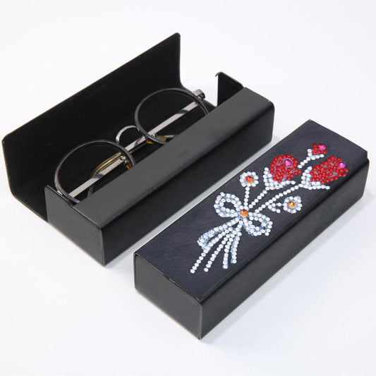 DIY 5D Diamond Painting Glasses Box Embroidery Kit 16x5x3 - 1pc