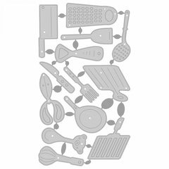 DIY Steel Mold Kitchenware Set for Paper Art Embossing Etching
