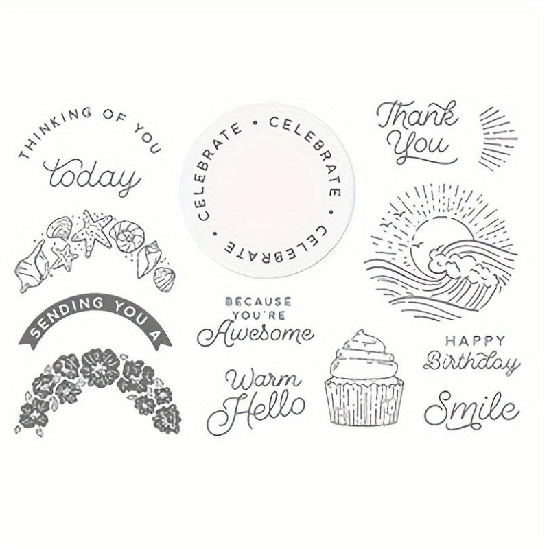 Animal Flower Metal Cutting Dies and Stamp Set for Scrapbook Diary Decoration