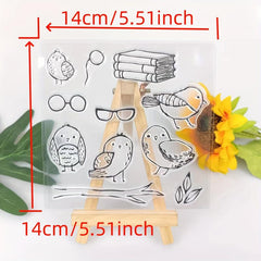 Animal Flower Metal Cutting Dies and Stamp Set for Scrapbook Diary Decoration