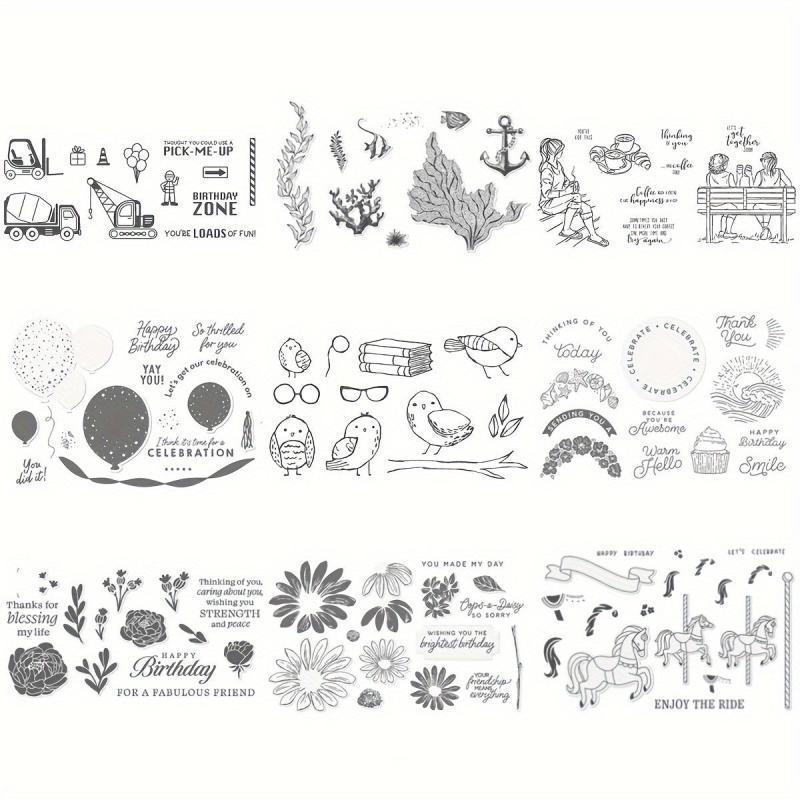 Animal Flower Metal Cutting Dies and Stamp Set for Scrapbook Diary Decoration