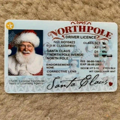 1pc Santa Claus Virtual Sled Driver's Christmas Game Props