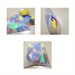 48pcs Painting Sponge Brushes Seal Early Education Supplies