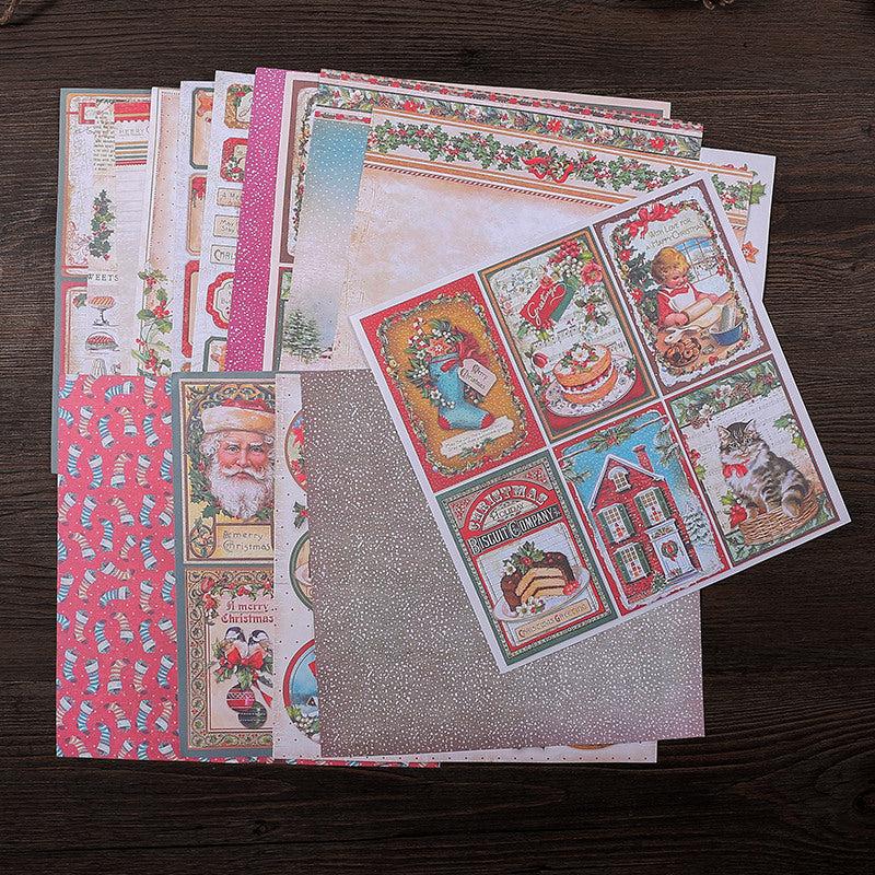 16 Sheets Christmas Ballet Decoration Journal DIY Tools Stationery