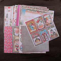 16 Sheets Christmas Ballet Decoration Journal DIY Tools Stationery