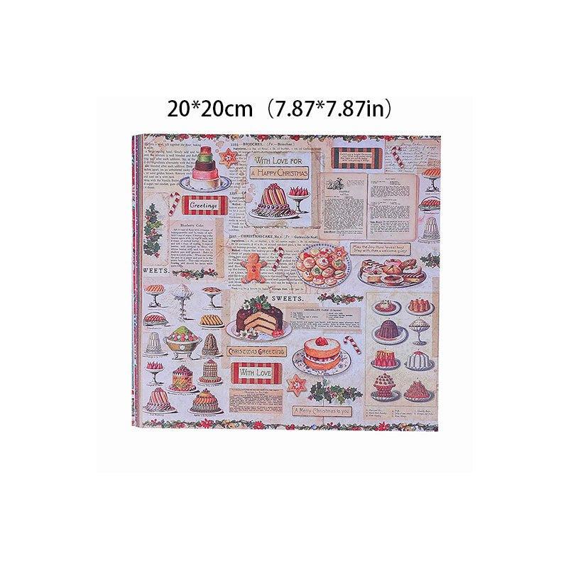 16 Sheets Christmas Ballet Decoration Journal DIY Tools Stationery