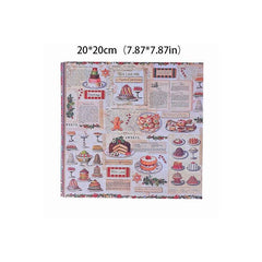 16 Sheets Christmas Ballet Decoration Journal DIY Tools Stationery