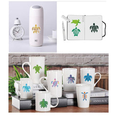 Sea Turtle Stickers - Waterproof Vinyl Stickers for Water Bottle Scrapbook