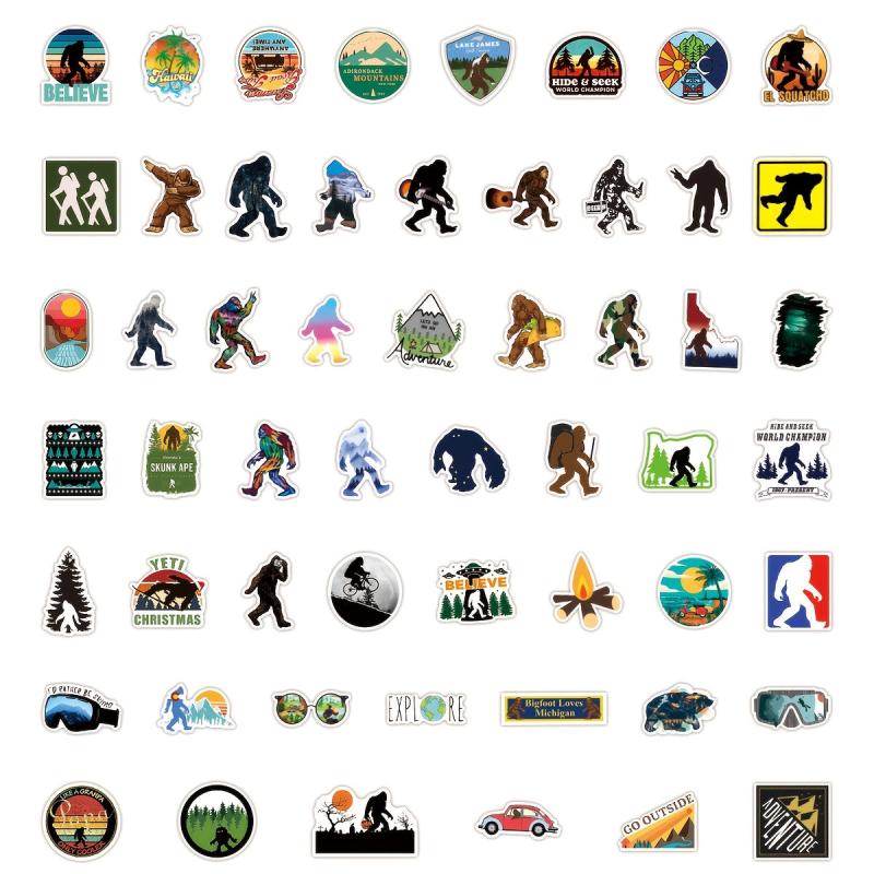 100pcs Outdoor Stickers for Laptop Skateboard Luggage Car Motorcycle