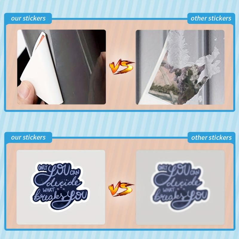 60pcs Acotar Merchandise Stickers Pack Waterproof Vinyl Sticker Decals