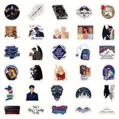 60pcs Acotar Merchandise Stickers Pack Waterproof Vinyl Sticker Decals