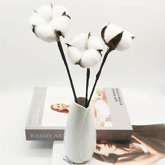 10pcs Dry Kapok Heads Flower Garland DIY Accessories