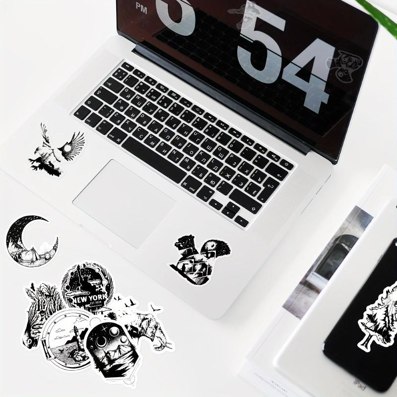 50pcs Landscape Waterproof Stickers for Water Bottles Skateboards Laptop