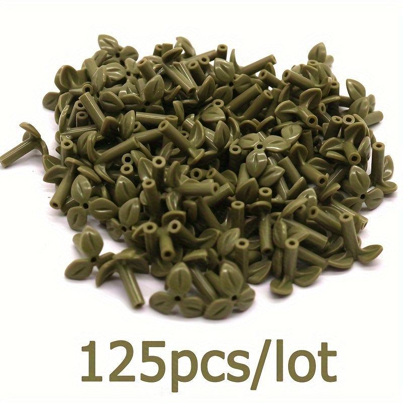 125pcs Building Blocks DIY Radish Pumpkin Plant Decoration Set